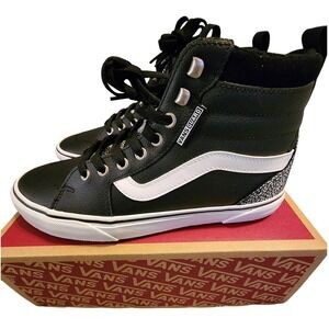 Vans Filmore Hi Vanguards Suede Spots Black White High Top Sneakers‎